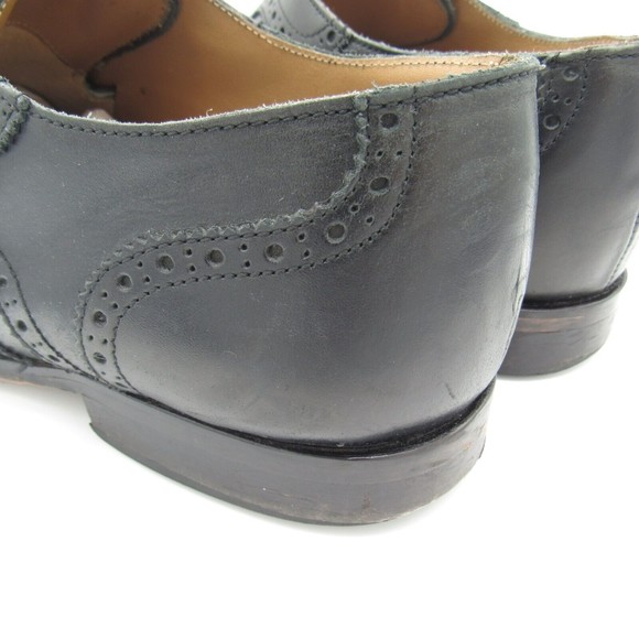 Florsheim Mens Size 10.5 D Sabato 12127 Black Leather Wingtip Monk Strap Shoes main image 9